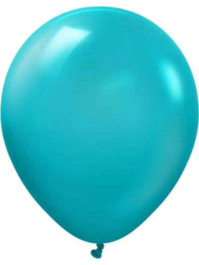 KALISAN 12IN TURQUOISE BALLOONS PK100