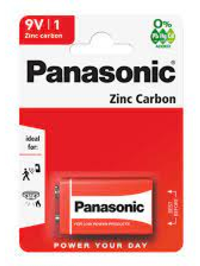 PANASONIC ZINC 9V BATTERIES