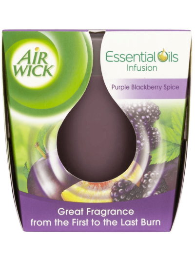 AIRWICK BLACKBERRY SPICE CANDLE 105G