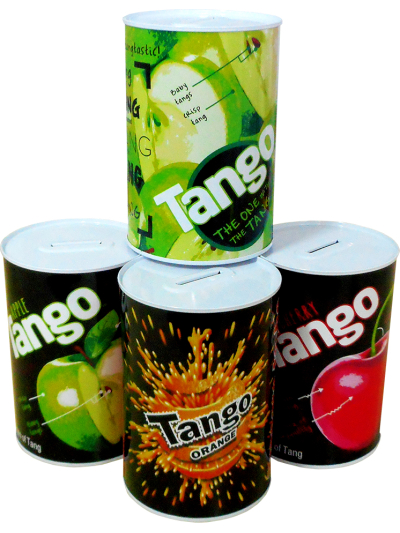 MONEY TIN (TANGO) (ASSORTED) DESIGN SEND RANDOMLY