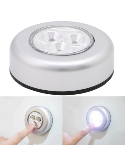 PIFCO 3 PACK STICK & CLICK LED PUSH LIGHTS