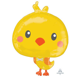 ANAGRAM 28" SUPERSHAPE EASTER CHICK FOIL BALLOON