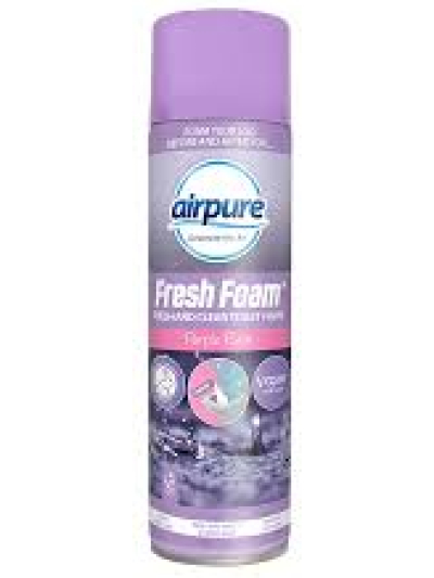 AIRPURE FRESH FOAM TOILET FOAM - PURPLE RAIN 500ML