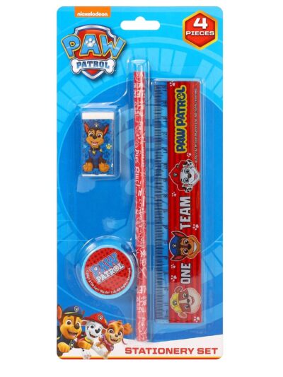 PAW PATROL STATIONERY SET BOYS 4PC