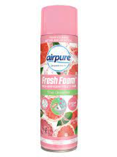 AIRPURE FRESH FOAM TOILET FOAM - PINK GRAPEFRUIT 500ML