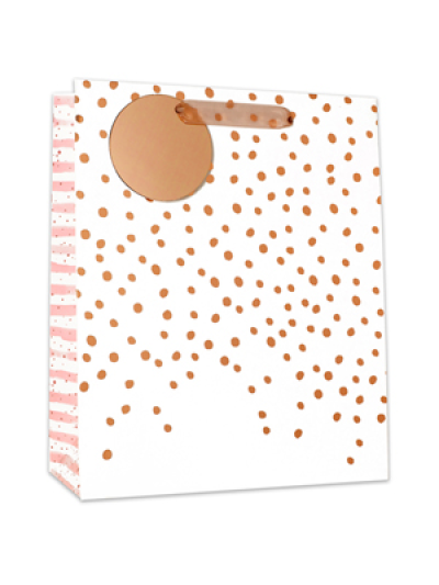 SIMON ELVIN GIFT BAGS LARGE ROYAL GOLD FOIL PK6