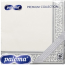 PALOMA 3PLY 40X40CM SILVER DESIGN NAPKINS PK25