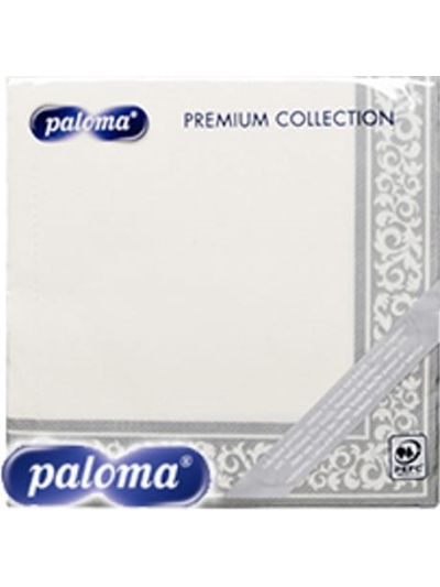 PALOMA 3PLY 40X40CM SILVER DESIGN NAPKINS PK25