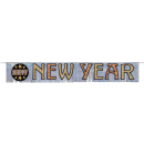 UNIQUE 4.75FT HAPPY NEW YEAR FRINGE BANNER