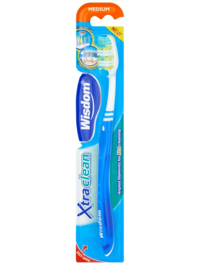 WISDOM XTRACLEAN MEDIUM TOOTHBRUSH