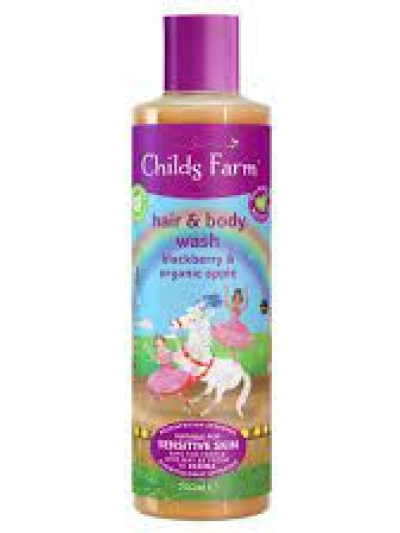 CHILD'S FARM HAIR & BODY WASH "BLACKBERRY & ORGANIC APPLE" , 250ML