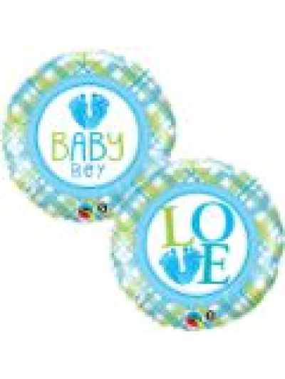 QUALATEX 18" BABY BOY FEET