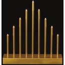 25CM 9L B/O LED CANDLEBRIDGE (GOLD)