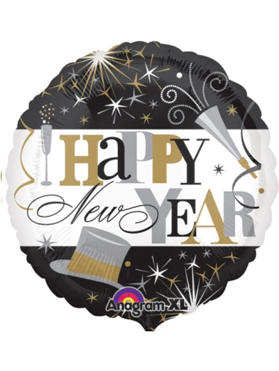 ANAGRAM 18" NEW YEAR ELEGANT CELEBRATION FOIL BALLOON