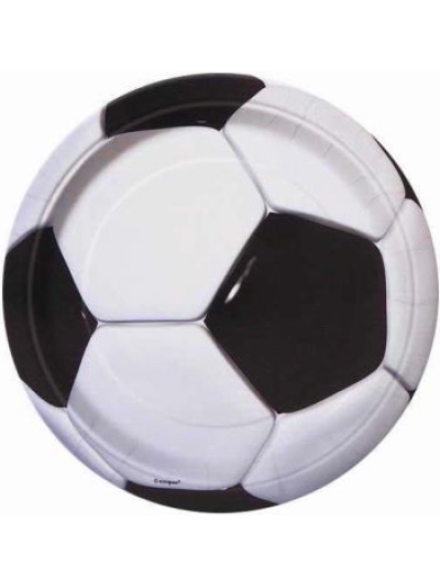 UNIQUE 7" 3D SOCCER PLATES PK8