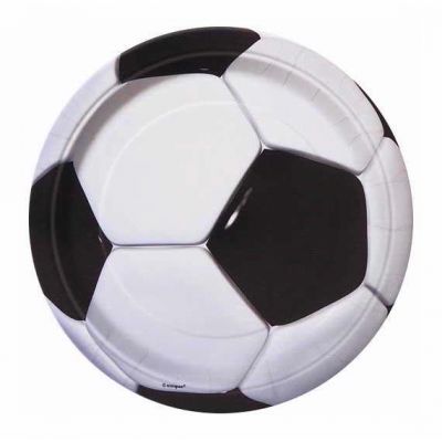 UNIQUE 7" 3D SOCCER PLATES PK8
