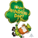 ANAGRAM 33"X28.5" ST PATRICKS DAY SUPERSHAPE FOIL BALLOON