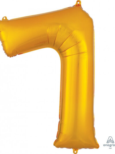 GOLD NUMBER 7 SHAPE