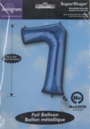 BLUE NUMBER 7 SHAPE