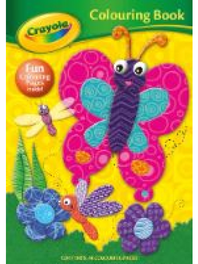 CRAYOLA COLOURING BOOK BUTTERFLY