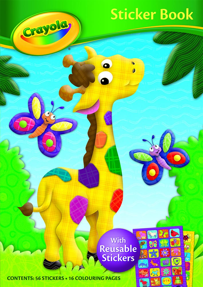 CRAYOLA STICKER BOOK
