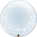 STYLISH HEARTS 24" DECO BUBBLE