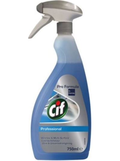 CIF PROF. MULTI SURFACE & GLASS CLEANER 750ML
