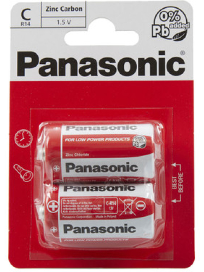 PANASONIC BATTERIES C2 PK2