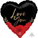 ANAGRAM 17" "LOVE YOU" STANDARD DECORATIVE BALLOON