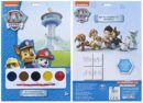 A4 PAINT COLOURING SET PAW PATROL