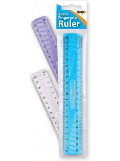 20CM FINGER GRIP RULER