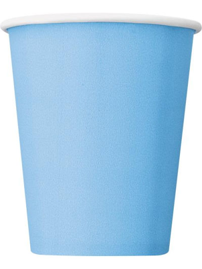 UNIQUE POWDER BLUE 9 OZ CUP PK14