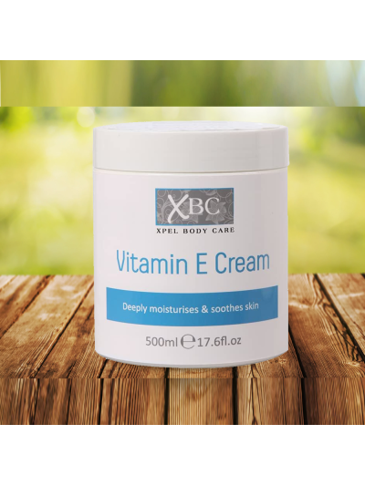 XBC VITAMIN E CREAM DEEPLY MOISTURISES & SOOTHES SKIN,500ML