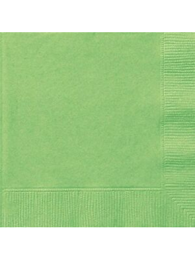 UNIQUE LIME GREEN LUNCH NAPKINS PK20