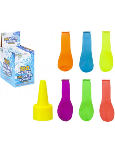 100PCS WATER BOMBS W/WATER FILLER