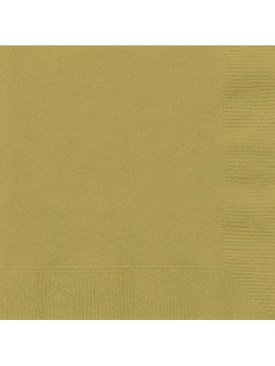 UNIQUE GOLD LUNCH NAPKINS 20CT