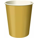 UNIQUE GOLD 9OZ CUPS PK14