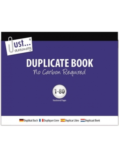 DUPLICATE BOOK HALF SIZE NCR 1-80 X 1