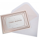GEO BLUSH-EVENING INVITATIONS PK10