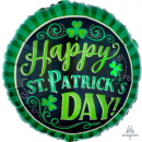 ANAGRAM 17" HAPPY ST PATRICKS DAY CLOVER ME LUCKY HELIUM FOIL BALLOON