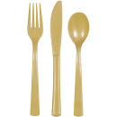 UNIQUE 18 ASST GOLD CUTLERY