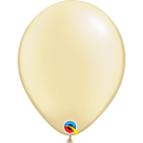 QUALATEX 11IN PEARL IVORY (PACK OF 25 ROUND BALLOONS).