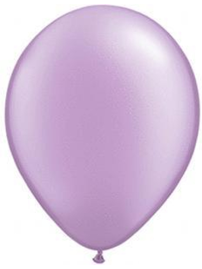 QUALATEX PEARL LAVENDER 11" (PACK OF 25 ROUND BALLOONS).