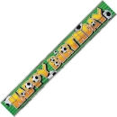 UNIQUE 12FT 3D SOCCER FOIL BANNER