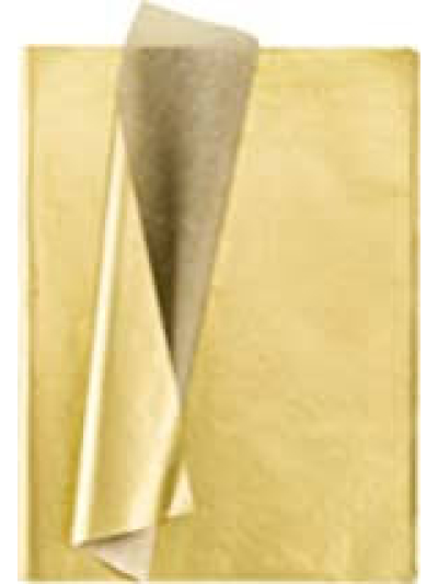 METALLIC GOLD TISSUE PAPER(3 SHEETS)