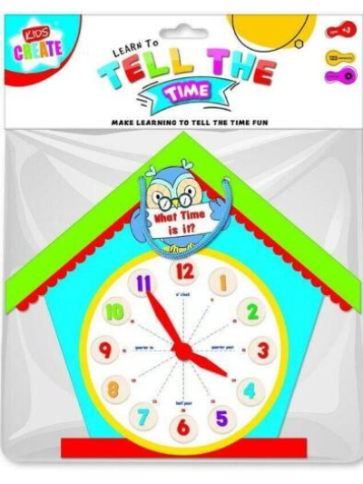EDUCATIONAL-TELL THE TIME CLOCK