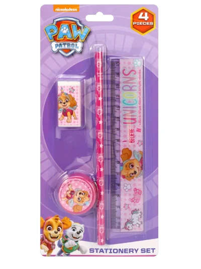 PAW PATROL STATIONERY SET GIRLS 4PC