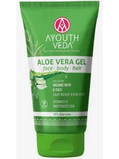 AYOUTH VEDA ALOE VERA GEL: FACE,BODY, HAIR , 150G