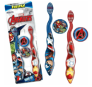 FIREFLY MARVEL AVENGER TRAVEL KIT: 2 TOOTHBRUSHES & CAPS