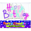 HAPPY BIRTHDAY CANDLE PINKS